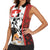 Switzerland Bernese Mountain Dog Women Sleeveless Polo Shirt Edelweiss Coat Of Arms