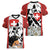 Switzerland Bernese Mountain Dog Women V-Neck T-Shirt Edelweiss Coat Of Arms