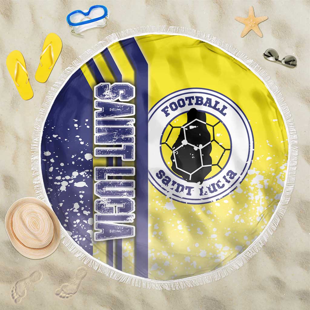 Saint Lucia Football Beach Blanket Piton Boyz Soccer - Road To Champion