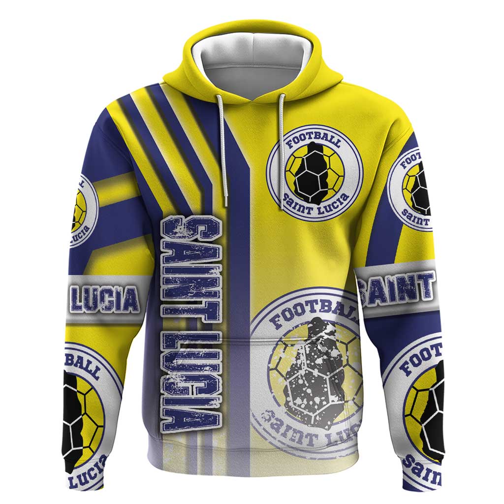 Saint Lucia Football Hoodie Piton Boyz Soccer - Road To Champion