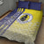 Saint Lucia Football Quilt Bed Set Piton Boyz Soccer - Road To Champion