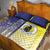 Saint Lucia Football Quilt Bed Set Piton Boyz Soccer - Road To Champion