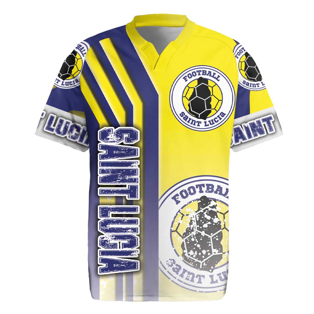 Saint Lucia Football Rugby Jersey Piton Boyz Soccer - Road To Champion