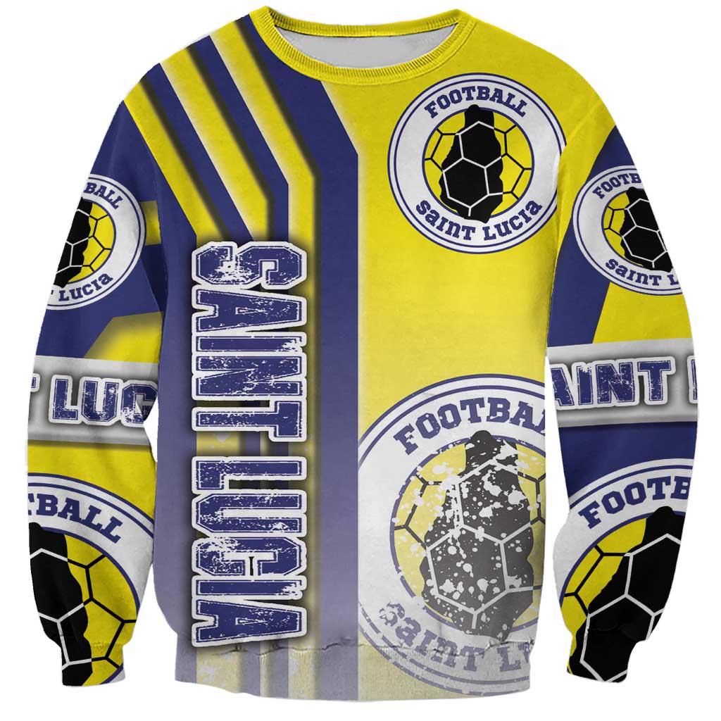 Saint Lucia Football Sweatshirt Piton Boyz Soccer - Road To Champion