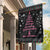 Christmas Tree Breast Cancer Garden Flag Survivor