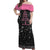 Christmas Tree Breast Cancer Off Shoulder Maxi Dress Survivor