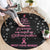 Christmas Tree Breast Cancer Round Carpet Survivor