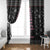 Christmas Tree Breast Cancer Window Curtain Survivor