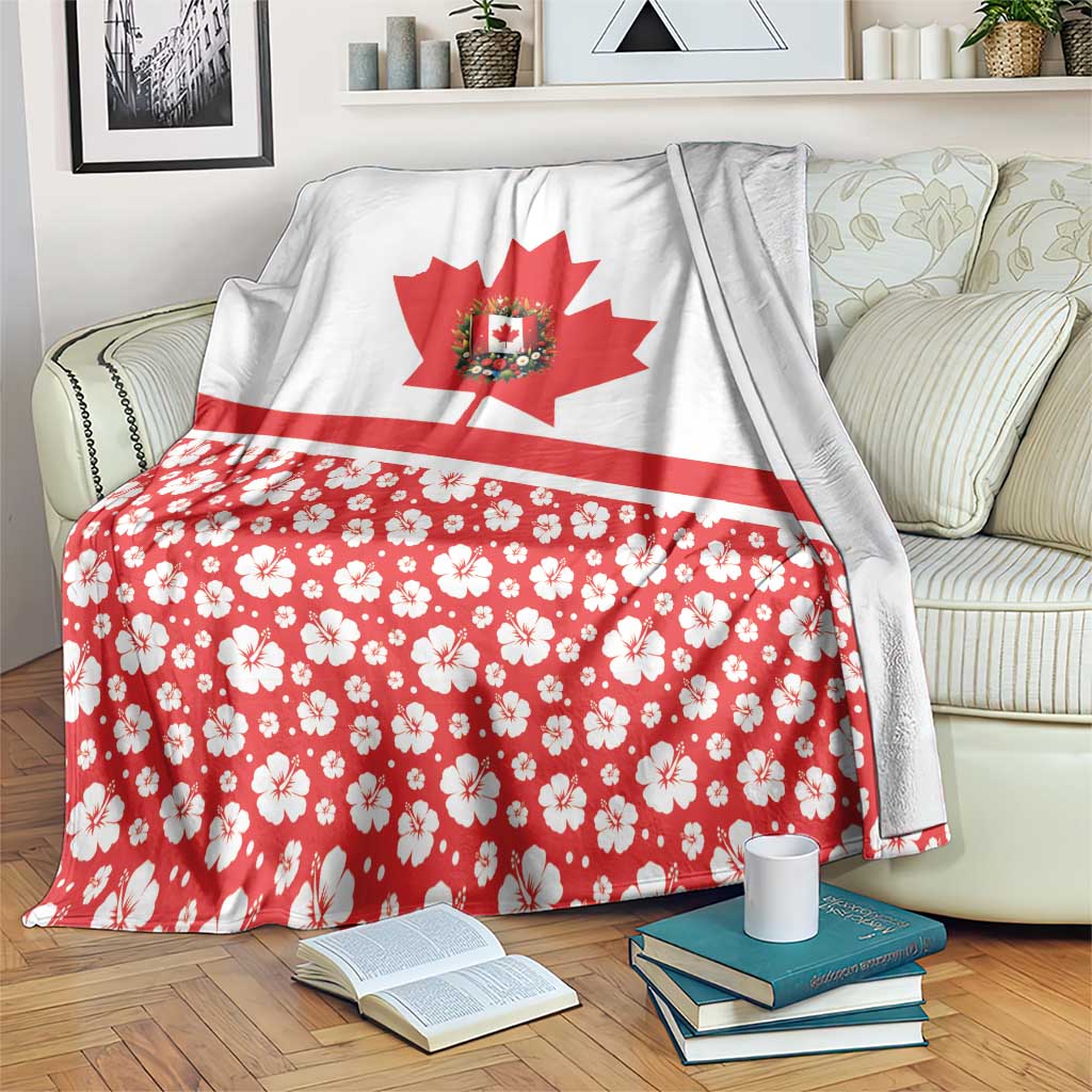 Canada Blanket Summer Hibiscus Tropical Flower