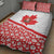 Canada Quilt Bed Set Summer Hibiscus Tropical Flower