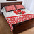 Canada Quilt Bed Set Summer Hibiscus Tropical Flower