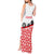 Canada Tank Maxi Dress Summer Hibiscus Tropical Flower