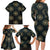 Personalized Powerful Woman in Patterns African Family Matching Long Sleeve Bodycon Dress and Hawaiian Shirt