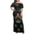 Personalized Powerful Woman in Patterns African Family Matching Off Shoulder Maxi Dress and Hawaiian Shirt