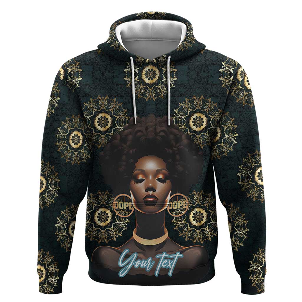 Personalized Powerful Woman in Patterns African Hoodie