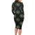 Personalized Powerful Woman in Patterns African Long Sleeve Bodycon Dress