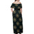 Personalized Powerful Woman in Patterns African Off Shoulder Maxi Dress