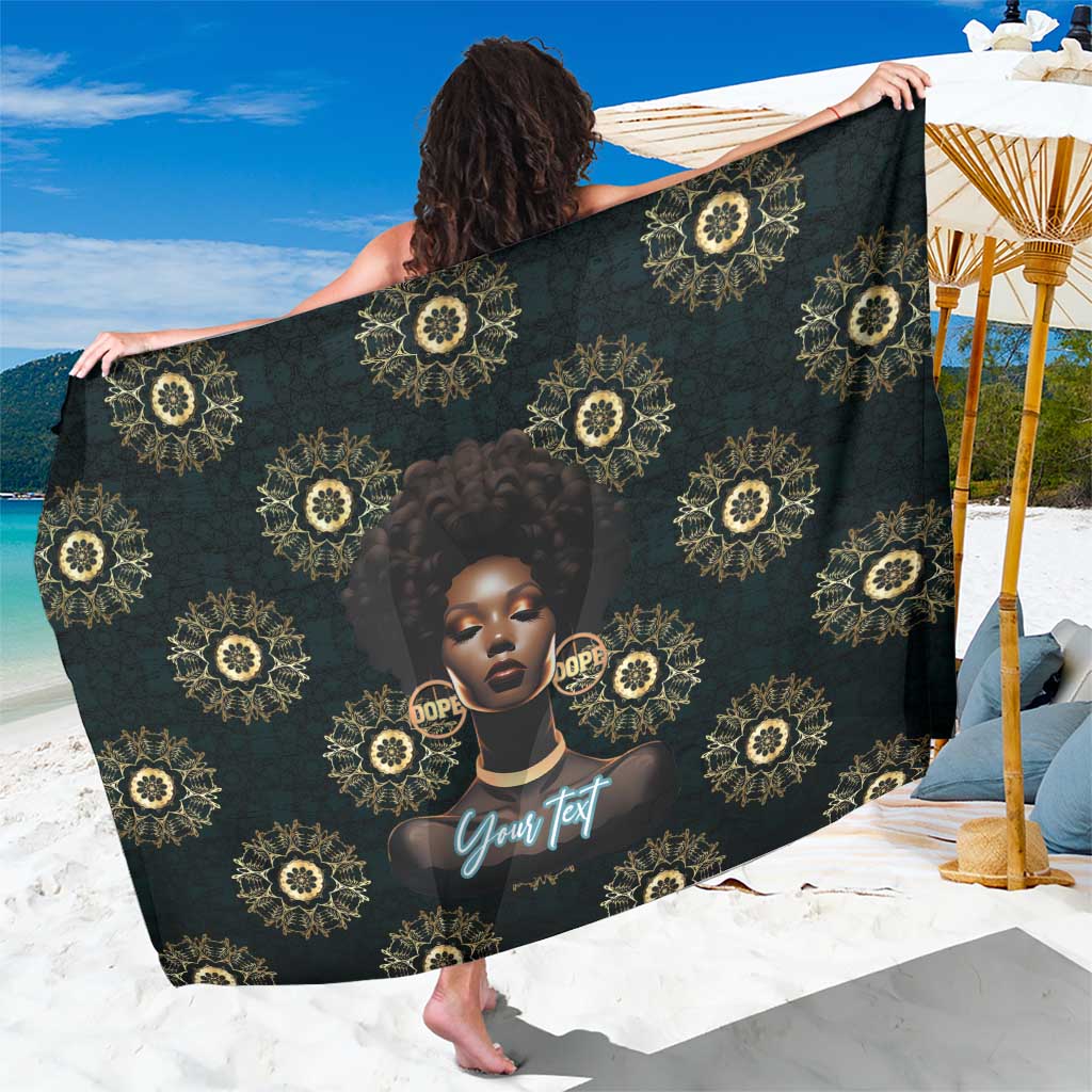 Personalized Powerful Woman in Patterns African Sarong