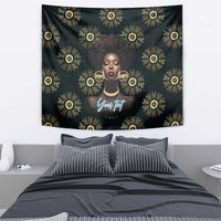 Personalized Powerful Woman in Patterns African Tapestry