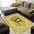 Latin King Area Rug Paisley Pattern Yellow