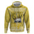 Latin King Zip Hoodie Paisley Pattern Yellow - Wonder Print Shop