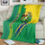 Brazil Flag Emblem Blanket Toco Toucan In My Heart