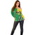 Brazil Flag Emblem Off Shoulder Sweater Toco Toucan In My Heart