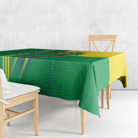 Brazil Flag Emblem Tablecloth Toco Toucan In My Heart