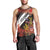 Canada Flag Coat of Arms Men Tank Top Light Wave Abstract Style