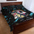 Christmas Dinosaur Unicorn Quilt Bed Set Ride Hard or Go Home - Wonder Print Shop