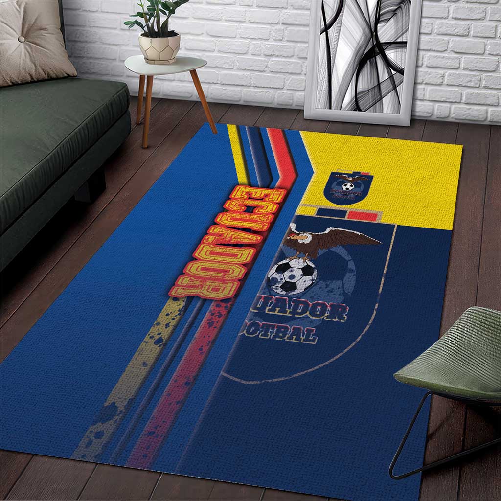 Ecuador Football Area Rug La Tricolor Soccer - Road To Champion