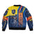 Ecuador Football Bomber Jacket La Tricolor Soccer - Road To Champion - Wonder Print Shop