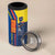 Ecuador Football 4 in 1 Can Cooler Tumbler La Tricolor Soccer - Road To Champion - Wonder Print Shop