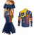 Ecuador Football Couples Matching Mermaid Dress and Long Sleeve Button Shirt La Tricolor Soccer - Road To Champion DT03