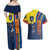 Ecuador Football Couples Matching Off Shoulder Maxi Dress and Hawaiian Shirt La Tricolor Soccer - Road To Champion - Wonder Print Shop