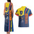 Ecuador Football Couples Matching Tank Maxi Dress and Hawaiian Shirt La Tricolor Soccer - Road To Champion - Wonder Print Shop