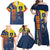 Ecuador Football Family Matching Off Shoulder Maxi Dress and Hawaiian Shirt La Tricolor Soccer - Road To Champion - Wonder Print Shop