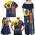 Ecuador Football Family Matching Off Shoulder Maxi Dress and Hawaiian Shirt La Tricolor Soccer - Road To Champion - Wonder Print Shop