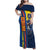 Ecuador Football Family Matching Off Shoulder Maxi Dress and Hawaiian Shirt La Tricolor Soccer - Road To Champion - Wonder Print Shop