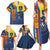 Ecuador Football Family Matching Summer Maxi Dress and Hawaiian Shirt La Tricolor Soccer - Road To Champion - Wonder Print Shop