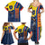 Ecuador Football Family Matching Summer Maxi Dress and Hawaiian Shirt La Tricolor Soccer - Road To Champion - Wonder Print Shop