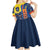 Ecuador Football Kid Short Sleeve Dress La Tricolor Soccer - Road To Champion - Wonder Print Shop