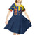 Ecuador Football Kid Short Sleeve Dress La Tricolor Soccer - Road To Champion - Wonder Print Shop