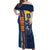 Ecuador Football Off Shoulder Maxi Dress La Tricolor Soccer - Road To Champion - Wonder Print Shop