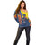 Ecuador Football Off Shoulder Sweater La Tricolor Soccer - Road To Champion DT03