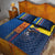 Ecuador Football Quilt Bed Set La Tricolor Soccer - Road To Champion - Wonder Print Shop