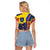 Ecuador Football Raglan Cropped T Shirt La Tricolor Soccer - Road To Champion - Wonder Print Shop