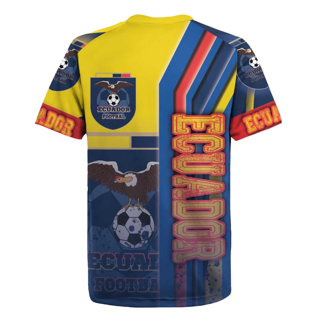 Ecuador Football Rugby Jersey La Tricolor Soccer - Road To Champion - Wonder Print Shop