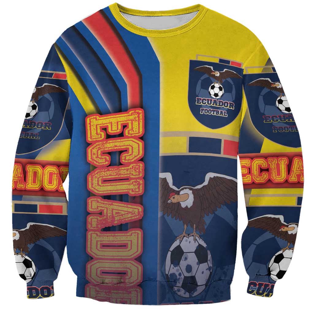 Ecuador Football Sweatshirt La Tricolor Soccer - Road To Champion - Wonder Print Shop