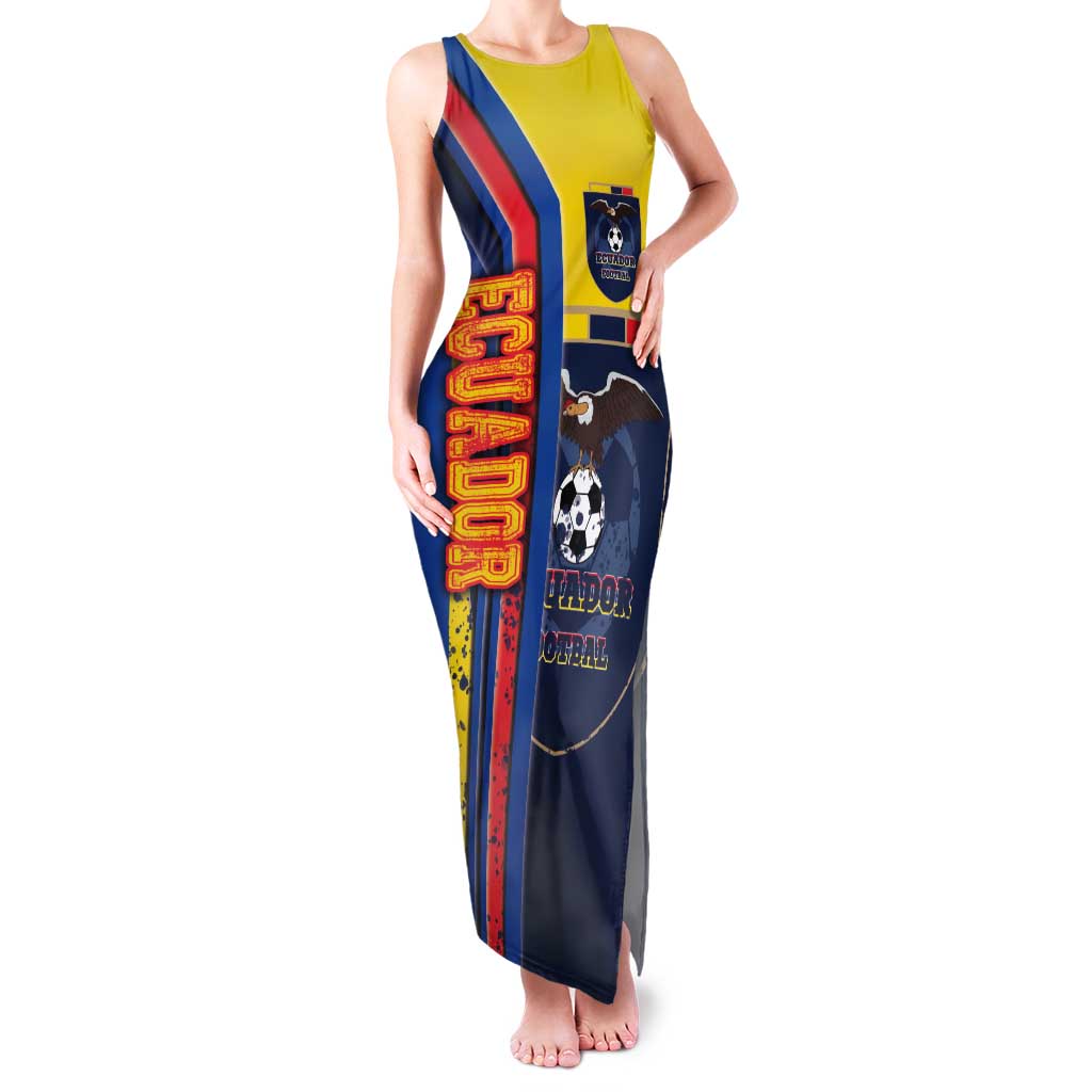 Ecuador Football Tank Maxi Dress La Tricolor Soccer - Road To Champion - Wonder Print Shop